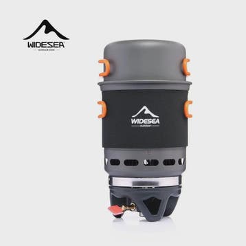 Widesea Complete Kampeer Kookset met Gasbrander en Warmtewis, Verzenden, Nieuw