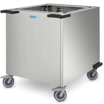 Serviesstapelaar | RVS | Onverwarmd | Platform 600x600mm |, Verzenden, Nieuw in verpakking
