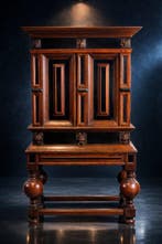 Kabinet - Palissander, Eik, Bois Noirci - Table cabinet /