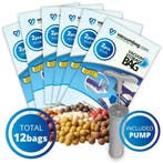 vacuümzakken voor karper boilies, vacuüm pakket 12 st + pomp, Ophalen of Verzenden, Nieuw, Overige typen