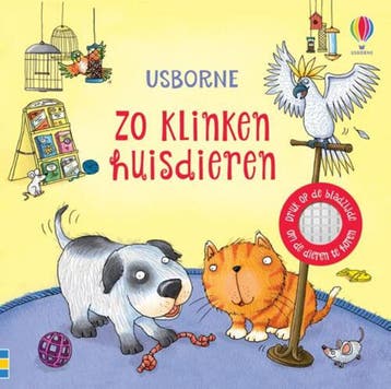 Usborne geluidenboekje huisdieren - van €12,99 voor €5,85, Ophalen of Verzenden, Nieuw