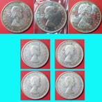 Canada. Elizabeth II. 25 Cents and Dollars 1958-1965 (Lot of
