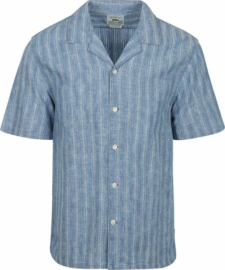 Levis Short Sleeve Overhemd Sunset Camp Blauw maat L Heren, Kleding | Heren, Overhemden, Nieuw, Verzenden