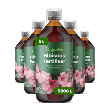 Tuinhibiscus vloeibare meststof - Set 5x1 liter, Verzenden, Mest