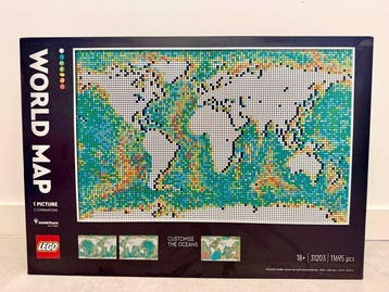 Lego Set - 31203 - Art - World Map, Nieuw