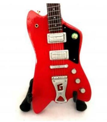 Miniatuur Gretsch Thunderbird gitaar met gratis standaard, Ophalen of Verzenden, Nieuw, Overige typen