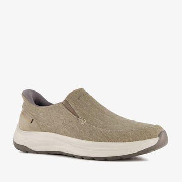 Skechers DECKLAN - GULLIVER Heren Instappers - Taupe Maat 45, Kleding | Heren, Verzenden, Nieuw