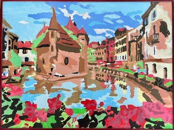 Franse school (XX) - Annecy, la vielle ville