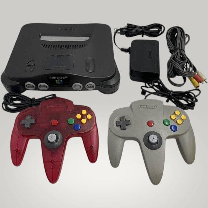 Nintendo - Nintendo 64 - N64 NUS-001(JPN) Console Bundle + 2, Spelcomputers en Games, Spelcomputers | Overige Accessoires
