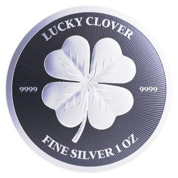 Niue. 2 Dollars 2023 1oz $2 NZD Niue Lucky Clover Silver