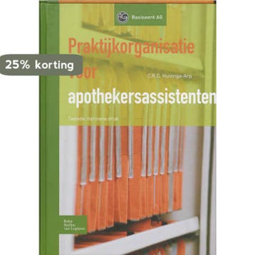 Praktijkorganisatie voor apothekersassistenten / Basiswerk, Boeken, Verzenden, Zo goed als nieuw, C.R.C. Huizinga-Arp