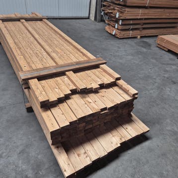 Thermo Vuren Vuren Balken 3600-5100x90x50mm, Tuin en Terras, Ophalen of Verzenden, Nieuw