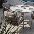 Prado Piacenza dining tuinset 130xH75 cm 5 delig keramiek, Tuin en Terras, Tuinsets en Loungesets, Ophalen of Verzenden, Nieuw