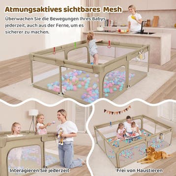 Grondbox - Baby box - Kinderbox - Babybox - Speelbox - 150x1, Verzenden, Zo goed als nieuw