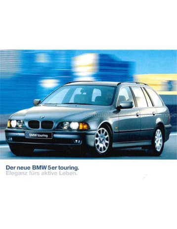 1997 BMW 5 SERIE TOURING BROCHURE DUITS, Nieuw, BMW, Author