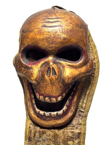 Masker van Citipati: Skeletale Godheid - Nepal (Zonder