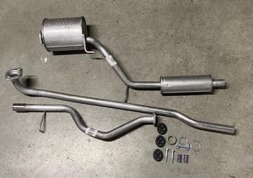 Complete Uitlaat Middendemper + Einddemper Daihatsu Cuore, Verzenden, Nieuw