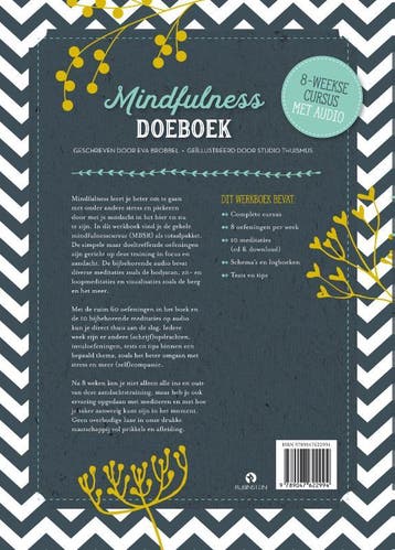 Mindfulness doeboek 9789047622994 Eva Brobbel, Verzenden, Zo goed als nieuw, Eva Brobbel
