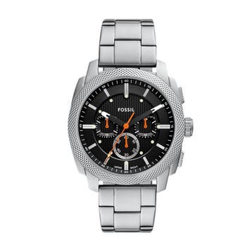 Fossil FS6095 Heren Horloge 44mm - Zilverkleurig, Verzenden, Nieuw