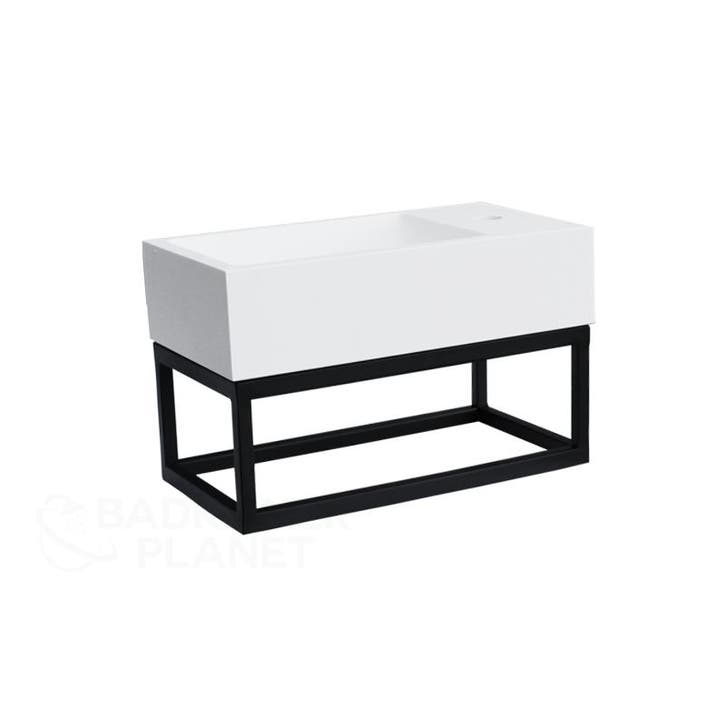 Sani Royal Fontein Frame Mat Zwart Solid Surface, Tuin en Terras, Waterpartijen en Fonteinen