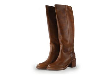 Shabbies Amsterdam Laarzen in maat 40 Cognac, Kleding | Dames, Hoge laarzen, Overige kleuren, Shabbies Amsterdam, Verzenden