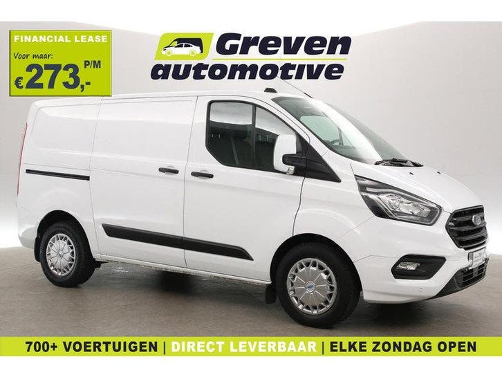Ford Transit Custom PHEV L1H1 | Airco | Cruise | Camera |, Auto's, Bestelauto's, Automaat, Wit, Ford