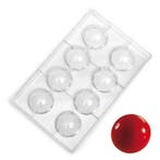 Martellato Chocolade Holvorm Halve Bol (8x) Ø50 mm**, Verzenden, Nieuw
