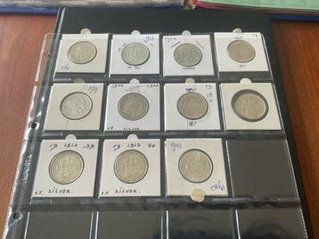 Nederland. Wilhelmina. 1 Gulden 1922/1943, 11 stuks, Postzegels en Munten, Munten | Nederland