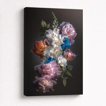 Canvas schilderij met bloemen | Wanddecoratie met betekenis, Meerkleurig, Nieuw, Met ophangsysteem, Botanisch