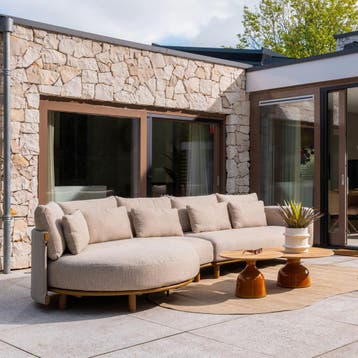 Safina modulaire chaise longue loungeset 2 delig amber 4, Ophalen of Verzenden, Nieuw