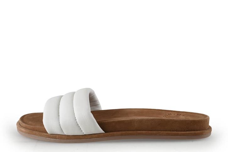 Nelson Slippers in maat 41 Wit, Kleding | Dames, Schoenen, Wit, Zo goed als nieuw, Slippers, Verzenden