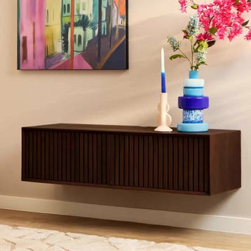 Zwevend tv meubel Madison Brown | 120 cm | Starfurn, Ophalen of Verzenden, Nieuw
