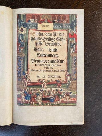Luther Martin/ Hans Lufft - Biblia. Die Luther-Bibel von, Antiek en Kunst, Antiek | Boeken en Bijbels