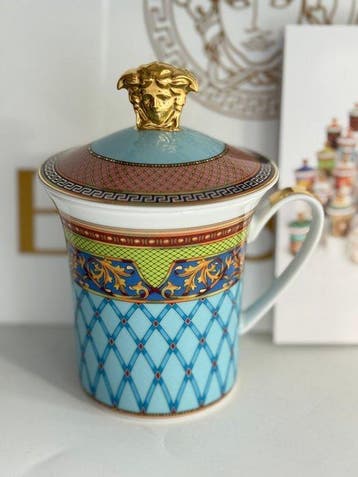 Rosenthal - Versace - Mok - Russian Dream Beker met deksel /