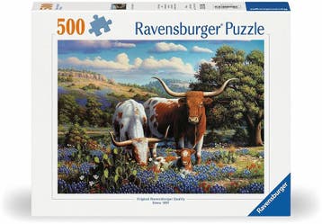 Loving Longhorns Puzzel (500 stukjes) | Ravensburger -, Verzenden, Nieuw