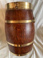 Vintage Bak - Eik - 1940-1950 - eikenhouten ton kolenkit, Antiek en Kunst