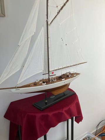 Maritieme objecten - zeilschip Carino uit Venetië - hout,