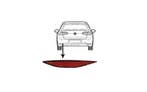 Reflector links geschikt voor Golf 7 2012-2017 (Volkswagen), Auto-onderdelen, Ophalen of Verzenden, Nieuw, Volkswagen