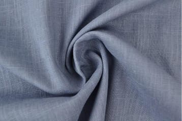 Linnen viscose Vintage donker blauw - rol 10 meter, Verzenden, Nieuw