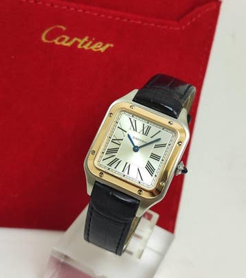 Cartier - Santos Dumont Gold/Steel - W2SA0012 - Dames -, Nieuw
