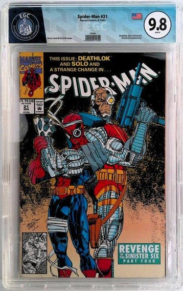 Spider-Man #21 - EGC 9.8 - 1 Graded comic - Eerste druk -, Boeken, Nieuw