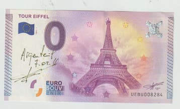 0 euro France Frankreich Komitat 75 Paris Eiffel Tuerm 20..., Verzenden