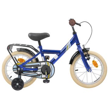 vidaXL Kinderfiets 16 Inch voor 4-6 jaar oud Donkerblauw, Verzenden, Nieuw