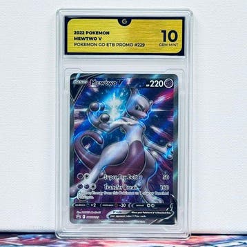 Pokémon Graded card - MEWTWO 229 - Pokémon - GG 10, Nieuw