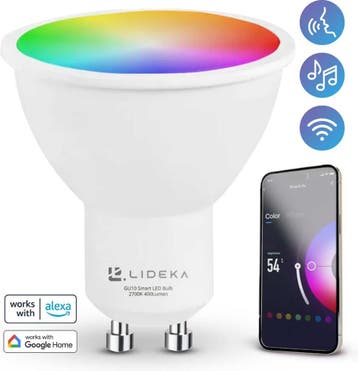 Lideka - LED Lamp GU10 - Spot - RGBW - Warm White - LED, Ophalen of Verzenden, Nieuw