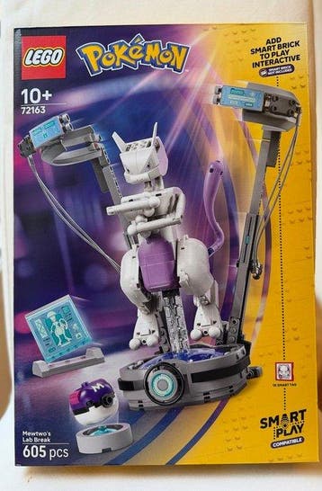 Lego Set - 72163 - Pokémon - Lego Pokémon: Mewtwos Lab, Nieuw