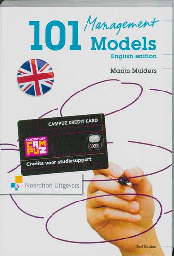 101 Management Models / Vast Boek / Noordhoff - Marijn, Boeken, Verzenden, Gelezen, Marijn Mulders