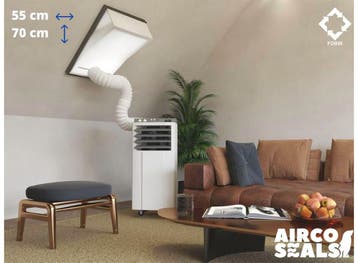 FDBW CK01 - Airco Raamafdichtingskit - 55 x 70 cm - Geschikt, Witgoed en Apparatuur, Airco's, Verzenden, Nieuw