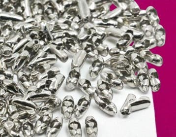 10 x DQ slotje voor ball chain – platinumkleur – 5 x 2,5, Ophalen of Verzenden, Nieuw, Overige typen