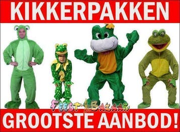 Kikkerpak nodig? Enorm aanbod goedkope kikkerpakken, Ophalen of Verzenden, Nieuw, Jongen of Meisje